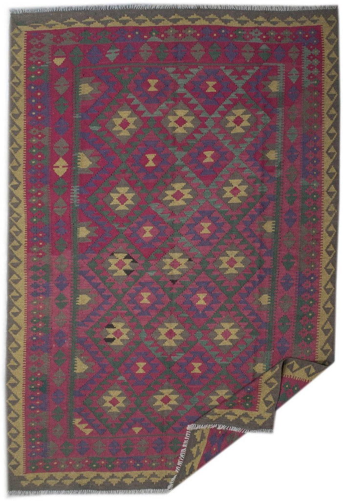 Handmade Afghan Maimana Kilim | 295 x 207 cm | 9'6" x 6'8" - Najaf Rugs & Textile