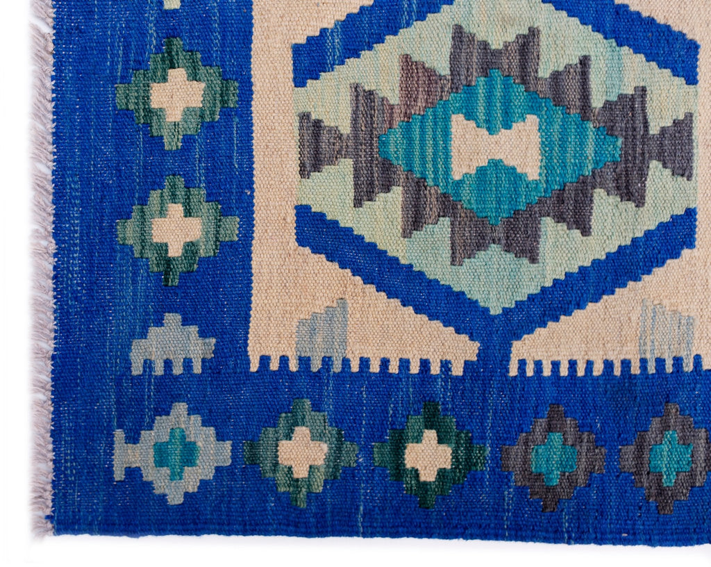 Handmade Afghan Maimana Kilim | 295 x 209 cm | 9'8" x 6'10" - Najaf Rugs & Textile