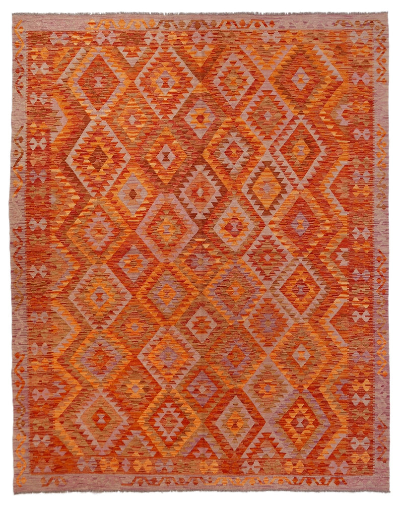 Handmade Afghan Maimana Kilim | 295 x 249 cm | 9'9" x 8'2" - Najaf Rugs & Textile