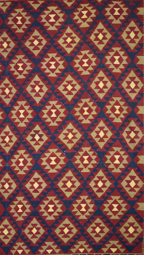 Handmade Afghan Maimana Kilim | 297 x 206 cm | 9'7" x 6'7" - Najaf Rugs & Textile