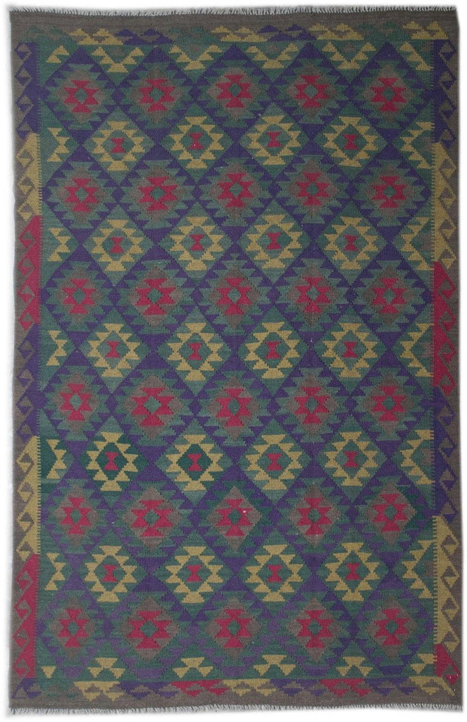 Handmade Afghan Maimana Kilim | 298 x 198 cm | 9'7" x 6'4" - Najaf Rugs & Textile