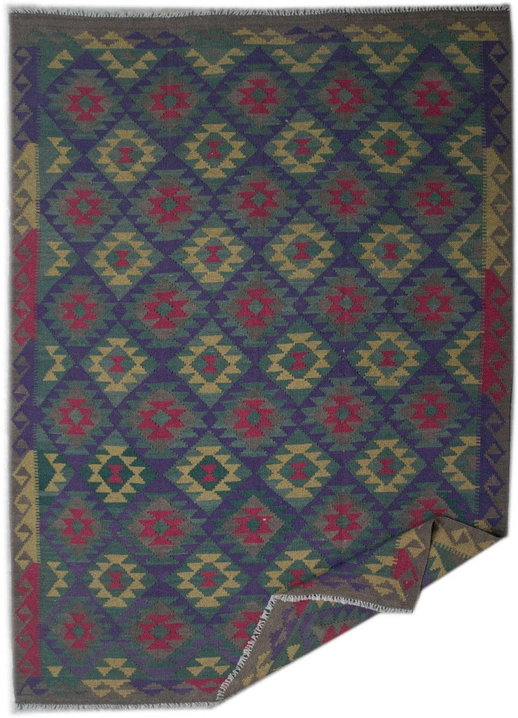 Handmade Afghan Maimana Kilim | 298 x 198 cm | 9'7" x 6'4" - Najaf Rugs & Textile