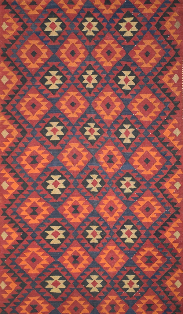 Handmade Afghan Maimana Kilim | 300 x 202 cm | 9'8" x 6'6" - Najaf Rugs & Textile