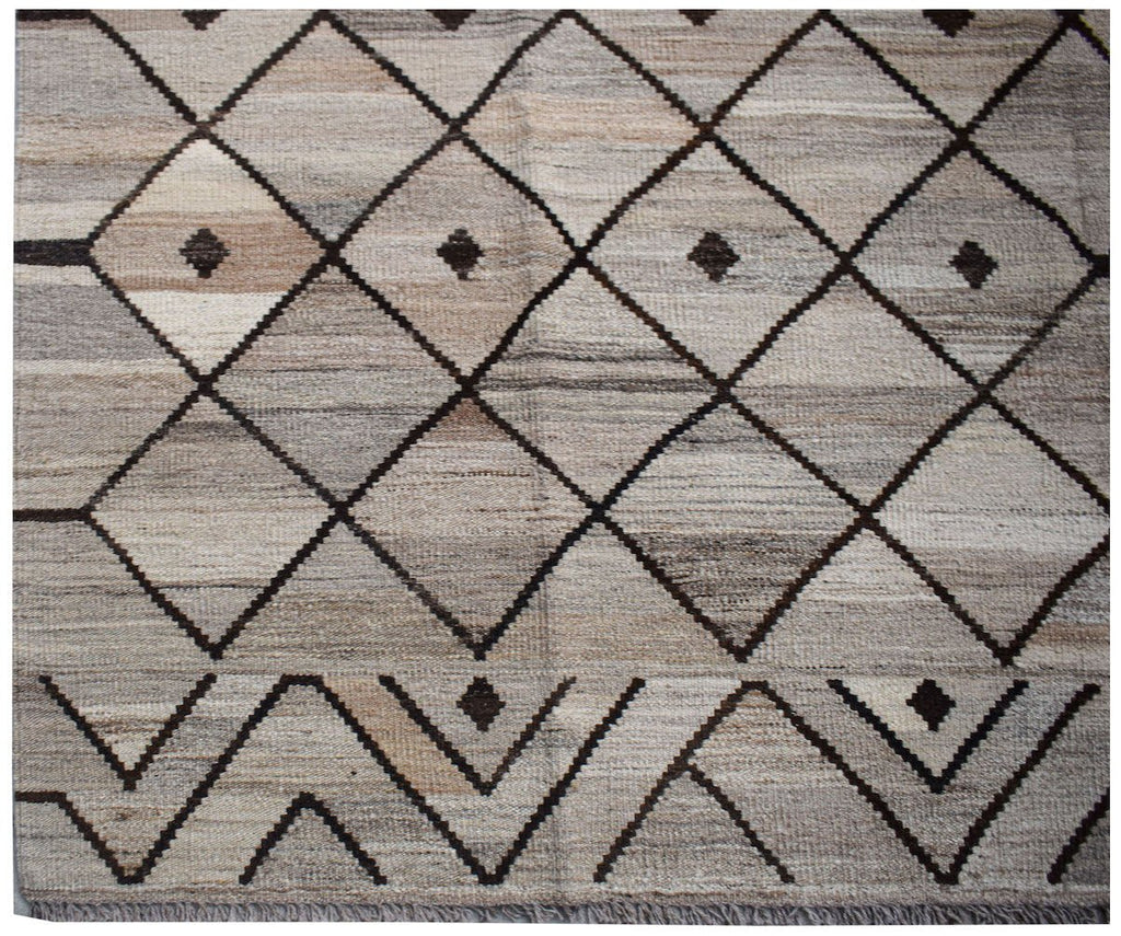 Handmade Afghan Maimana Kilim | 300 x 206 cm | 9'10" x 6'9" - Najaf Rugs & Textile