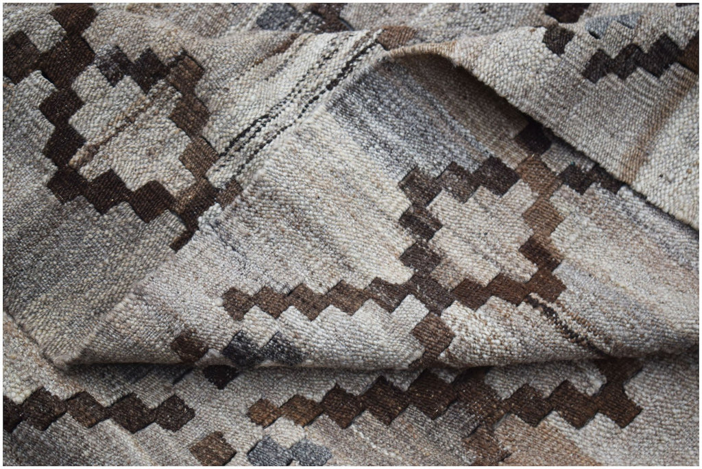 Handmade Afghan Maimana Kilim | 300 x 265 cm | 9'10" x 8'8" - Najaf Rugs & Textile