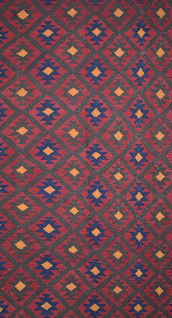 Handmade Afghan Maimana Kilim | 301 x 206 cm | 9'8" x 6'7" - Najaf Rugs & Textile
