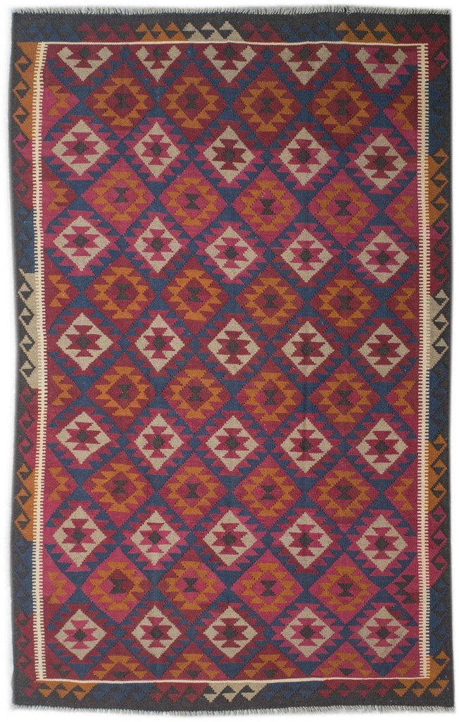 Handmade Afghan Maimana Kilim | 302 x 198 cm | 9'9" x 6'4" - Najaf Rugs & Textile