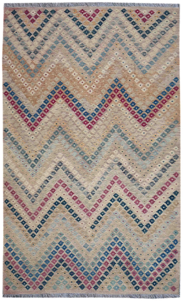 Handmade Afghan Maimana Kilim | 303 x 195 cm | 9'9" x 6'3" - Najaf Rugs & Textile