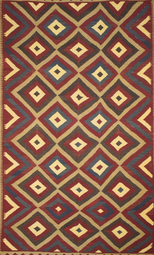 Handmade Afghan Maimana Kilim | 303 x 200 cm | 9'9" x 6'5" - Najaf Rugs & Textile