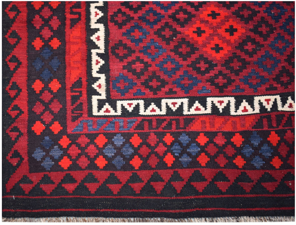 Handmade Afghan Maimana Kilim | 305 x 198 cm | 10' x 6'6" - Najaf Rugs & Textile