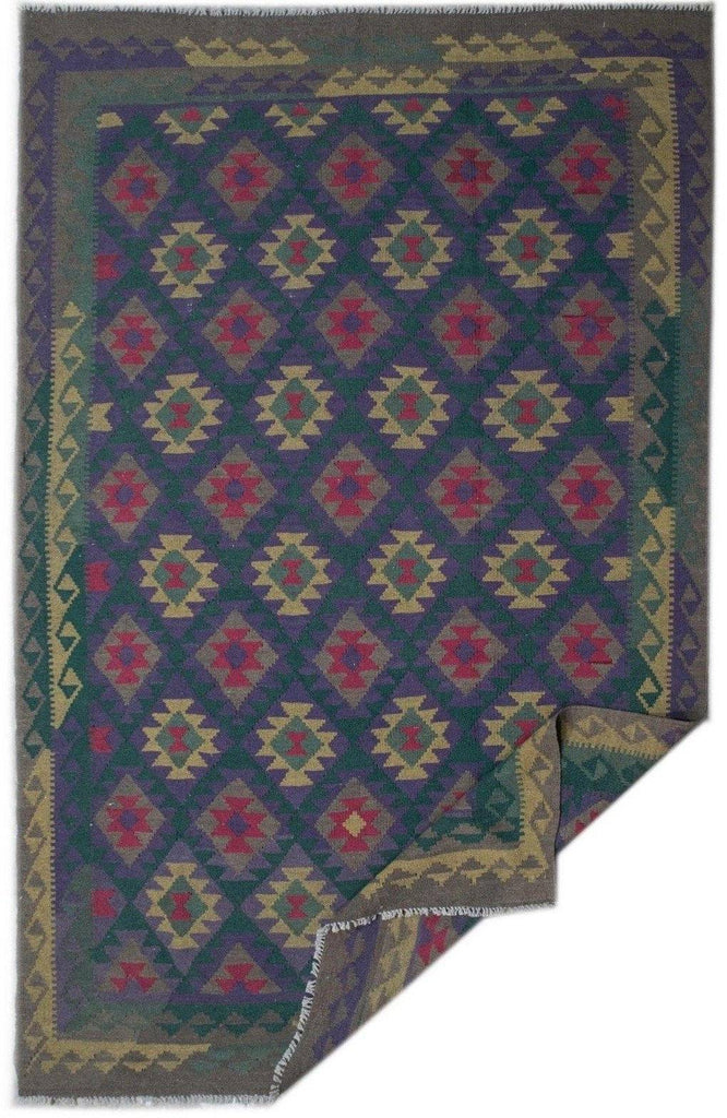 Handmade Afghan Maimana Kilim | 305 x 202 cm | 10' x 6'6" - Najaf Rugs & Textile