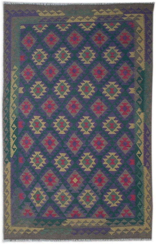 Handmade Afghan Maimana Kilim | 305 x 202 cm | 10' x 6'6" - Najaf Rugs & Textile