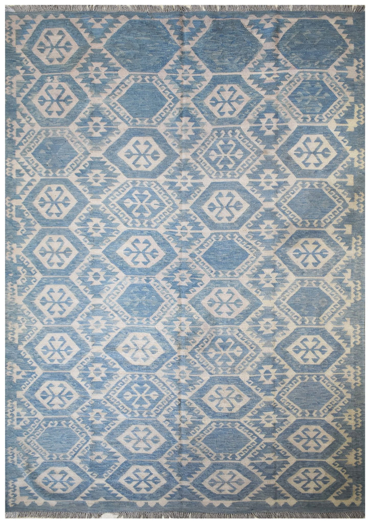 Handmade Afghan Maimana Kilim | 308 x 203 cm | 10'1 x 6'6" - Najaf Rugs & Textile