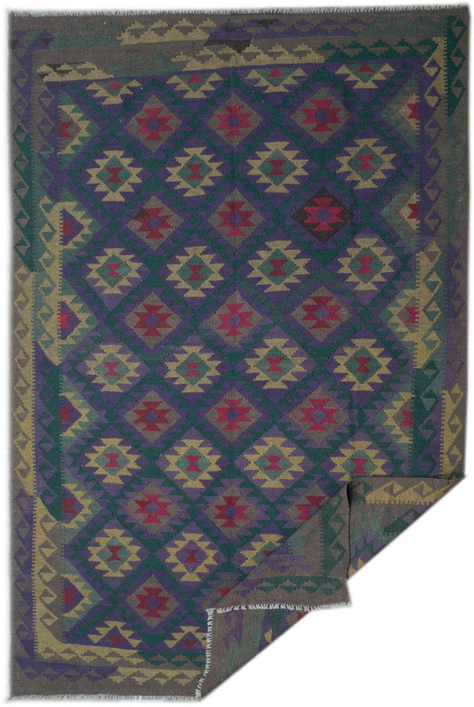 Handmade Afghan Maimana Kilim | 317 x 206 cm | 10'4" x 6'7" - Najaf Rugs & Textile
