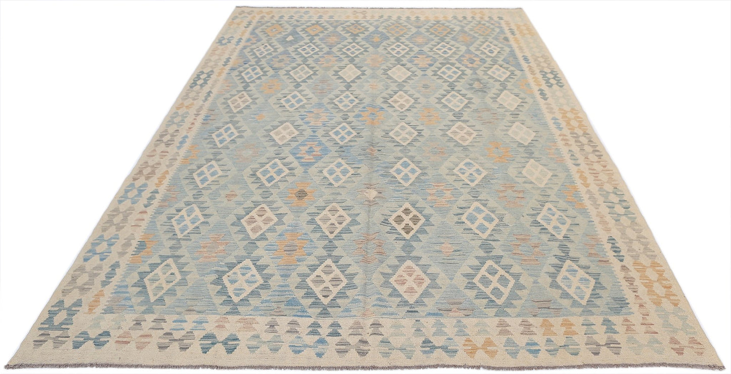 Handmade Afghan Maimana Kilim | 340 x 254 cm | 11'2" x 8'4" - Najaf Rugs & Textile