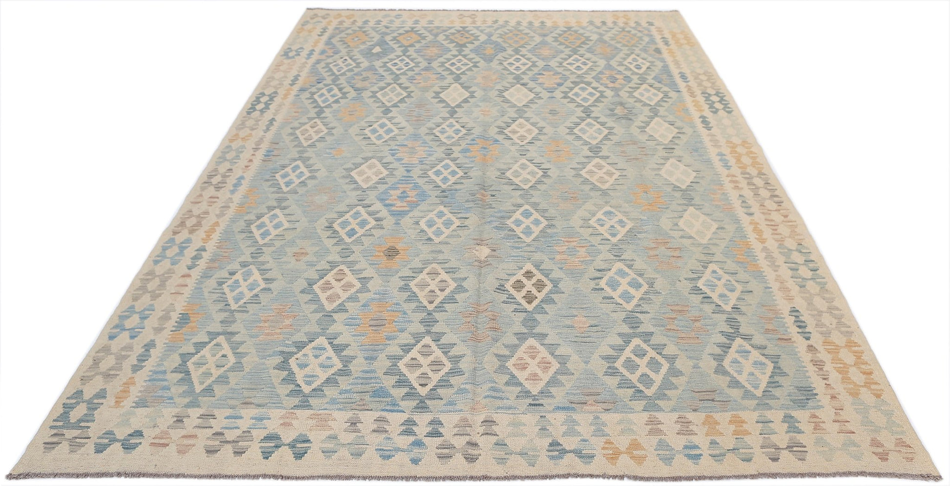 Handmade Afghan Maimana Kilim | 340 x 254 cm | 11'2" x 8'4" - Najaf Rugs & Textile