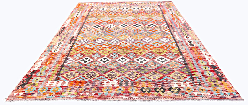 Handmade Afghan Maimana Kilim | 354 x 258 cm | 11'8" x 8'6" - Najaf Rugs & Textile