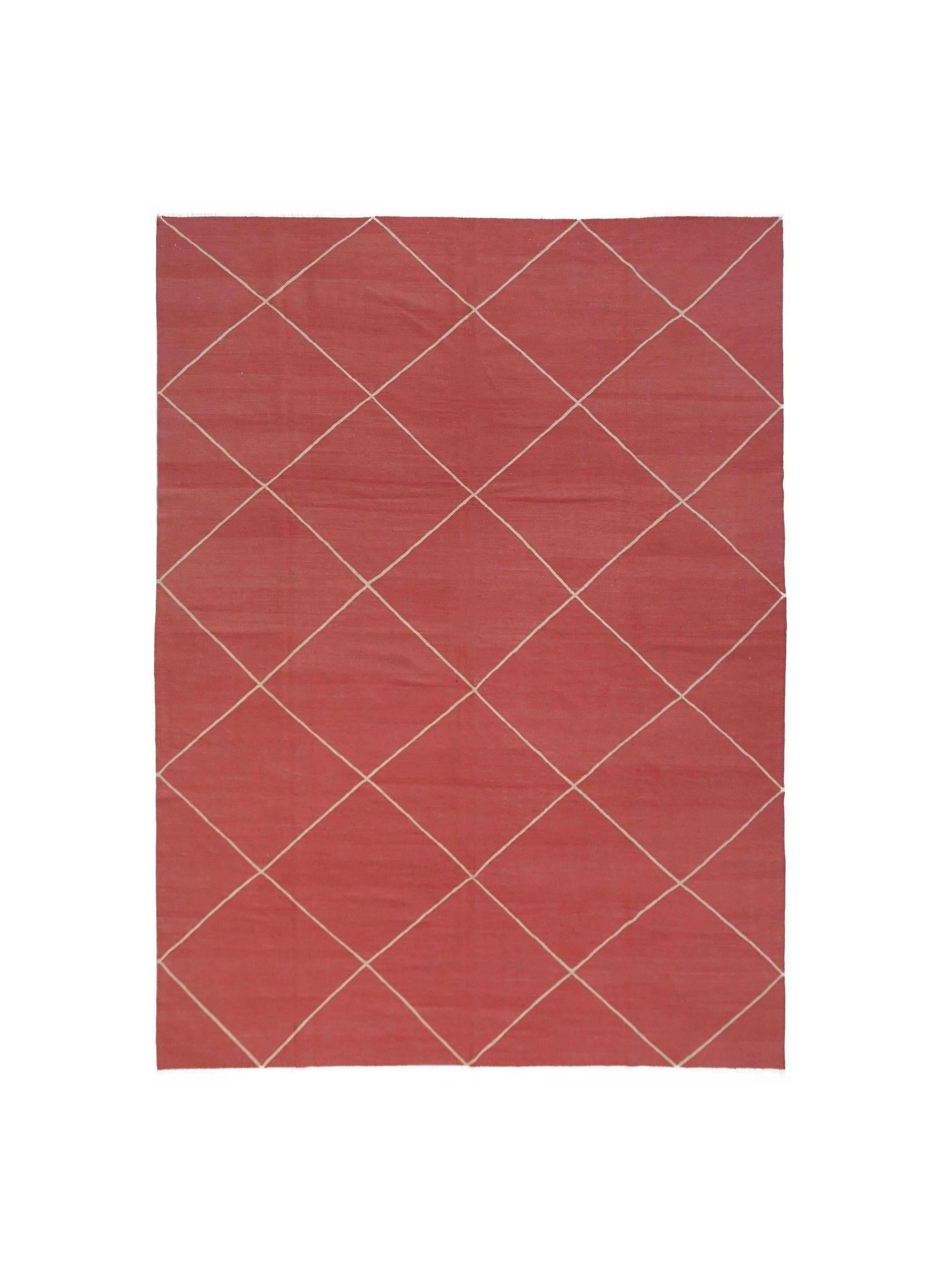 Handmade Afghan Maimana Kilim | 392 x 303 cm | 12'10" x 9'11" - Najaf Rugs & Textile