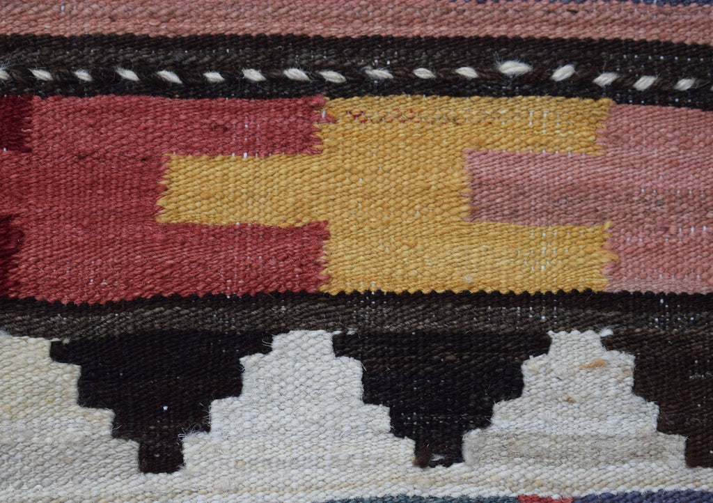 Handmade Afghan Maimana Kilim Hallway Runner | 286 x 84 cm | 9'5" x 2'9" - Najaf Rugs & Textile