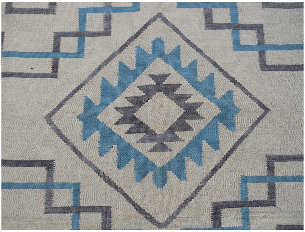 Handmade Afghan Maimana Killim | 238 x 180 cm | 7'10" x 5'11" - Najaf Rugs & Textile