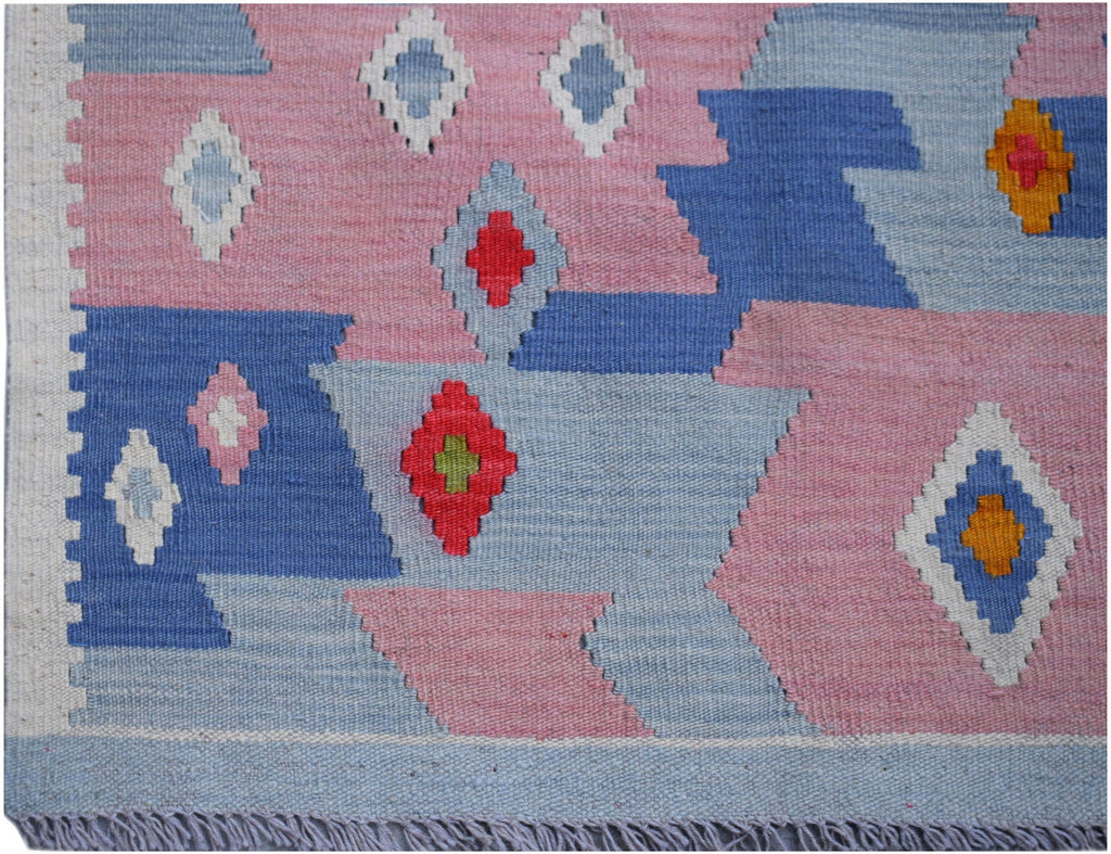Handmade Afghan Maimana Killim | 252 x 175 cm | 8'4" x 5'9" - Najaf Rugs & Textile
