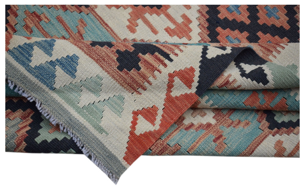 Handmade Afghan Maimana Killim | 300 x 210 cm | 9'10" x 6'11" - Najaf Rugs & Textile