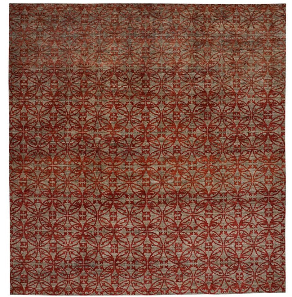 Handmade Afghan Modern Rug | 250 x 244 cm | 8'2" x 8' - Najaf Rugs & Textile