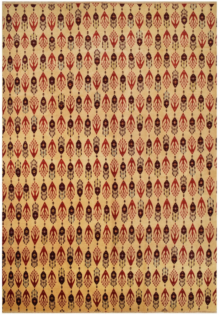 Handmade Afghan Modern Rug | 307 x 224 cm | 10' x 7'3" - Najaf Rugs & Textile