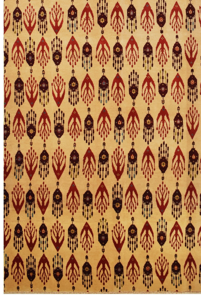 Handmade Afghan Modern Rug | 307 x 224 cm | 10' x 7'3" - Najaf Rugs & Textile
