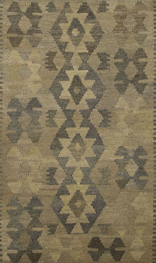 Handmade Afghan Natural Undyed Maiamana Kilim | 122 x 81 cm | 4' x 2'6" - Najaf Rugs & Textile
