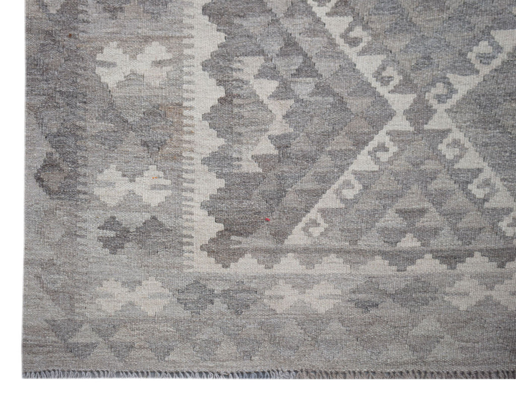 Handmade Afghan Natural Undyed Maiamana Kilim | 200 x 151 cm | 6'7" x 4'11" - Najaf Rugs & Textile