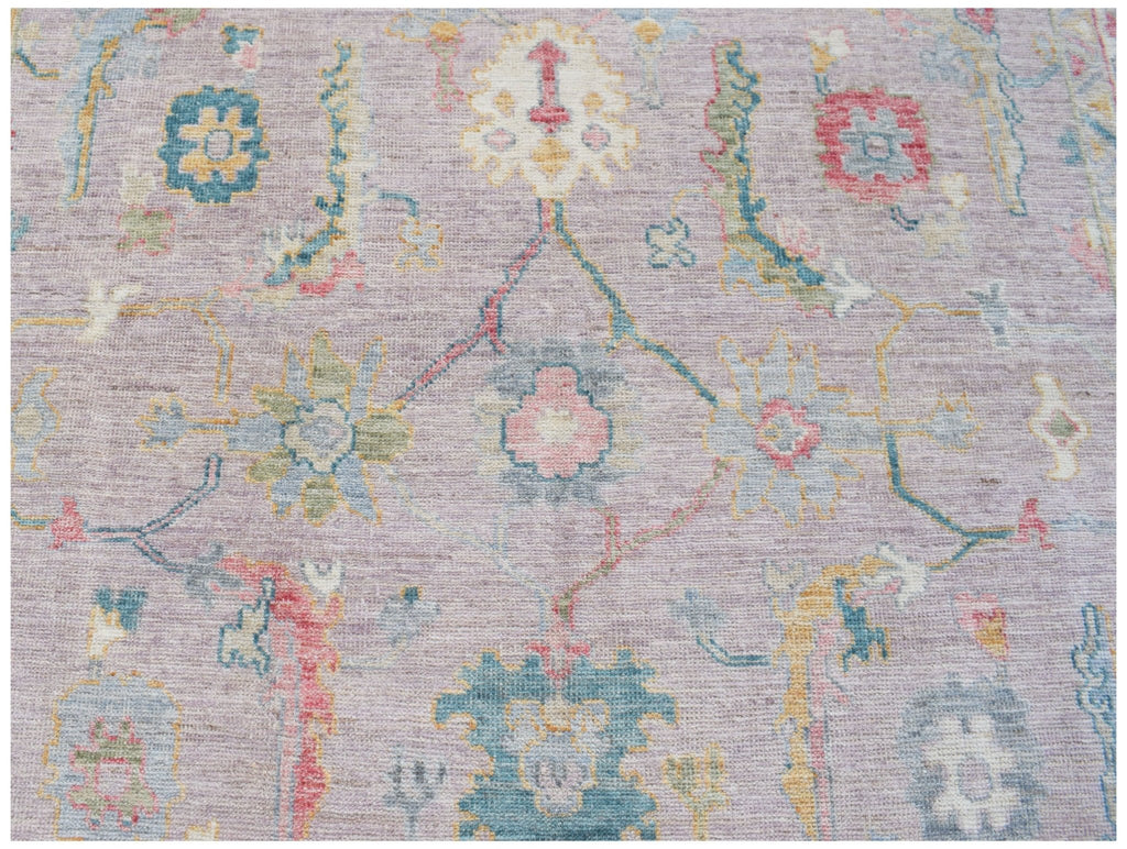 Handmade Afghan Oushak Rug | 273 x 188 cm | 8'11" x 6'1" - Najaf Rugs & Textile