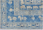 Handmade Afghan Super Kazakh Pazyryk Rug | 368 x 265 cm | 12'1" x 8'9" - Najaf Rugs & Textile