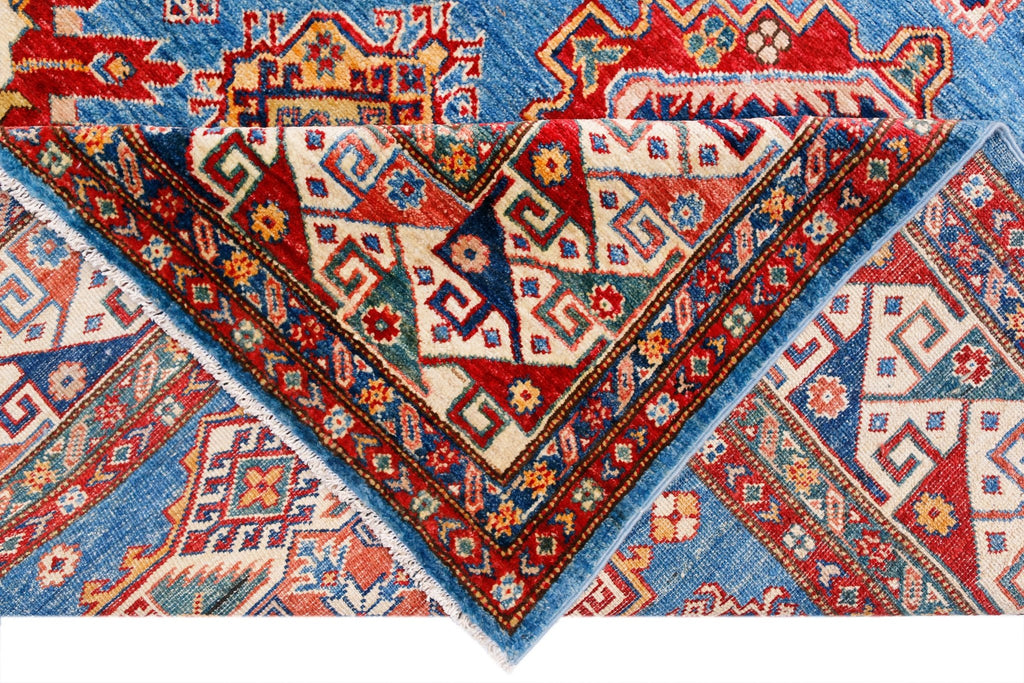 Handmade Afghan Super Kazakh Rug | 309 x 243 cm | 10'2" x 8' - Najaf Rugs & Textile