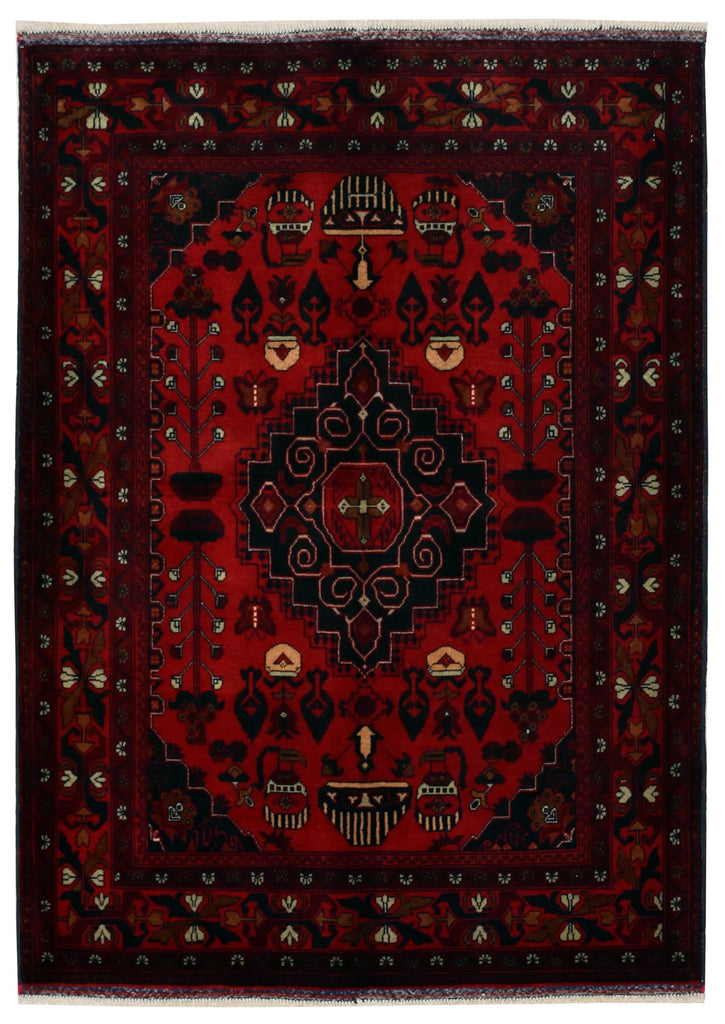 Handmade Afghan Traditional Biljik Rug | 142 x 103 cm | 4'6" x 3'3" - Najaf Rugs & Textile
