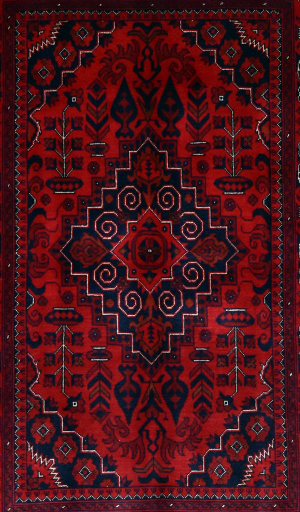 Handmade Afghan Traditional Biljik Rug | 145 x 96 cm | 4'7" x 3'1" - Najaf Rugs & Textile