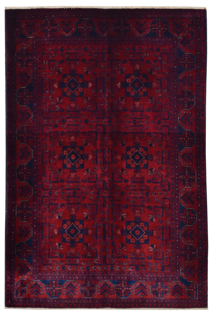 Handmade Afghan Traditional Biljik Rug | 148 x 100 cm | 4'8" x 3'2" - Najaf Rugs & Textile