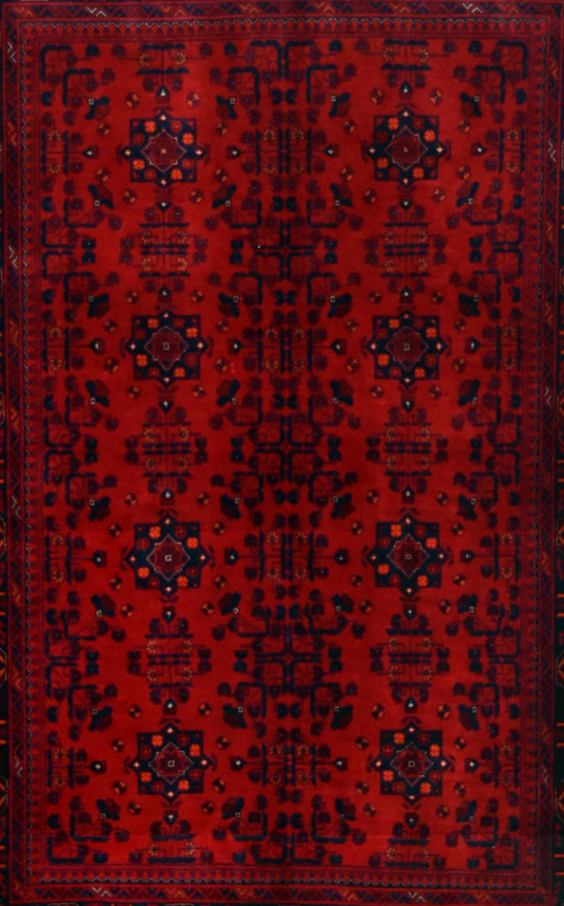 Handmade Afghan Traditional Biljik Rug | 151 x 102 cm | 4'9" x 3'3" - Najaf Rugs & Textile