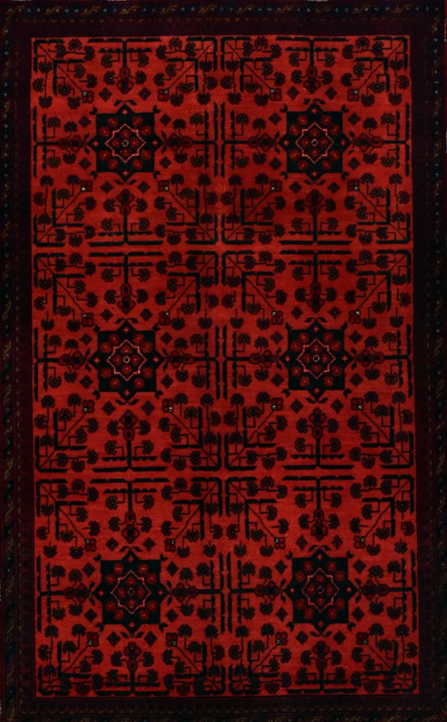 Handmade Afghan Traditional Biljik Rug | 152 x 103 cm | 4'9" x 3'3" - Najaf Rugs & Textile