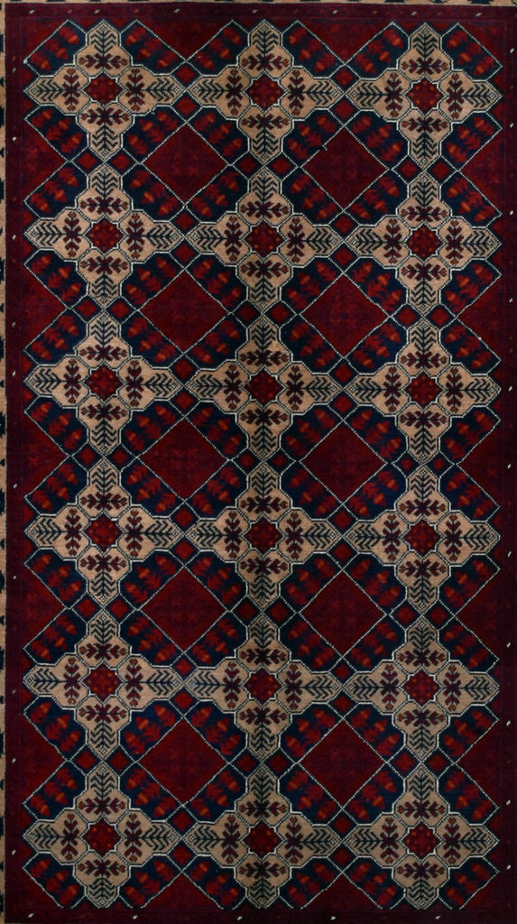 Handmade Afghan Traditional Biljik Rug | 157 x 100 cm | 5'1" x 3'2" - Najaf Rugs & Textile