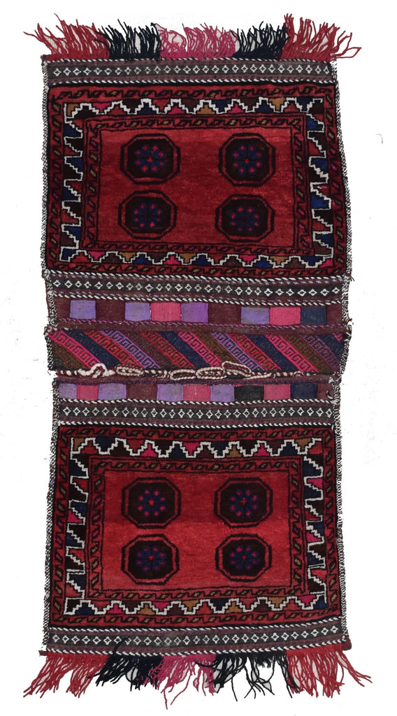 Handmade Afghan Tribal Saddle Bag | 102 x 52 cm - Najaf Rugs & Textile