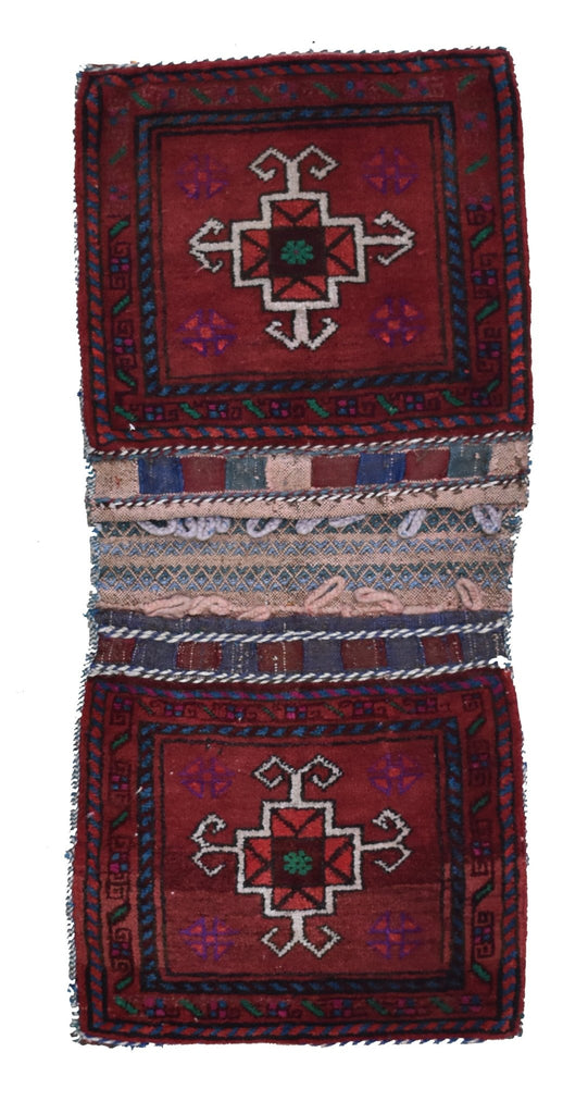 Handmade Afghan Tribal Saddle Bag | 103 x 47 cm - Najaf Rugs & Textile