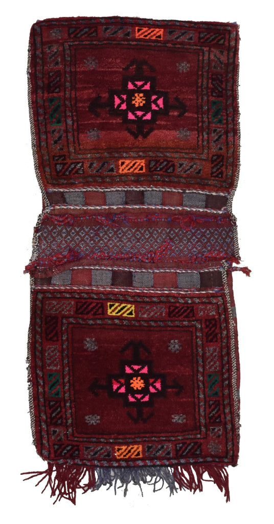 Handmade Afghan Tribal Saddle Bag | 104 x 48 cm - Najaf Rugs & Textile