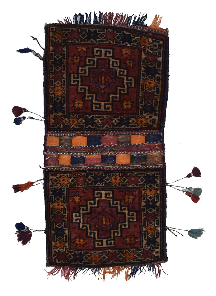Handmade Afghan Tribal Saddle Bag | 107 x 55 cm - Najaf Rugs & Textile