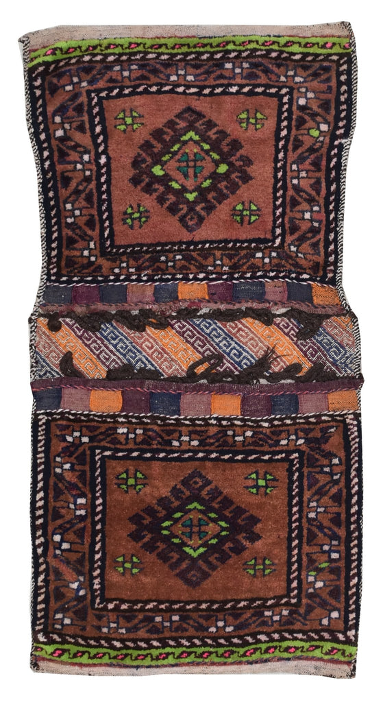 Handmade Afghan Tribal Saddle Bag | 112 x 57 cm - Najaf Rugs & Textile