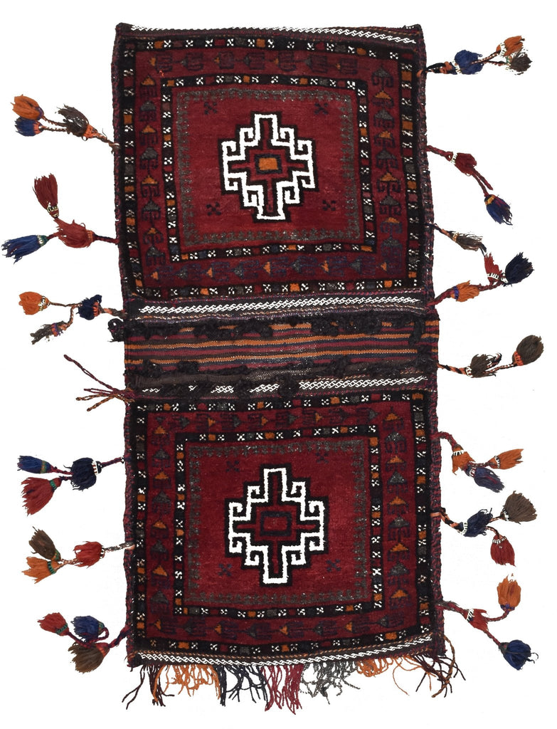 Handmade Afghan Tribal Saddle Bag | 114 x 55 cm - Najaf Rugs & Textile