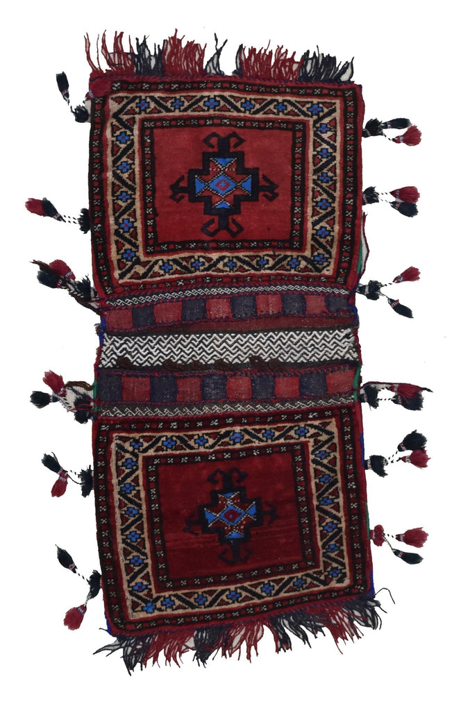 Handmade Afghan Tribal Saddle Bag | 96 x 47 cm - Najaf Rugs & Textile