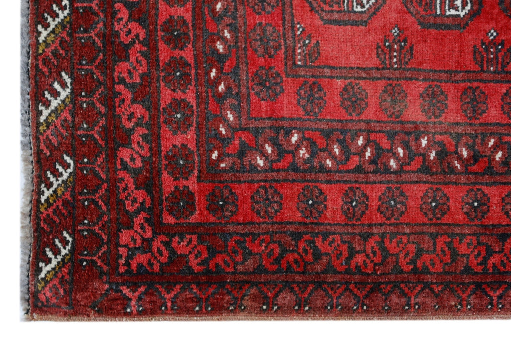 Handmade Afghan Turkmen Rug | 197 x 130 cm | 6'6" x 4'3" - Najaf Rugs & Textile