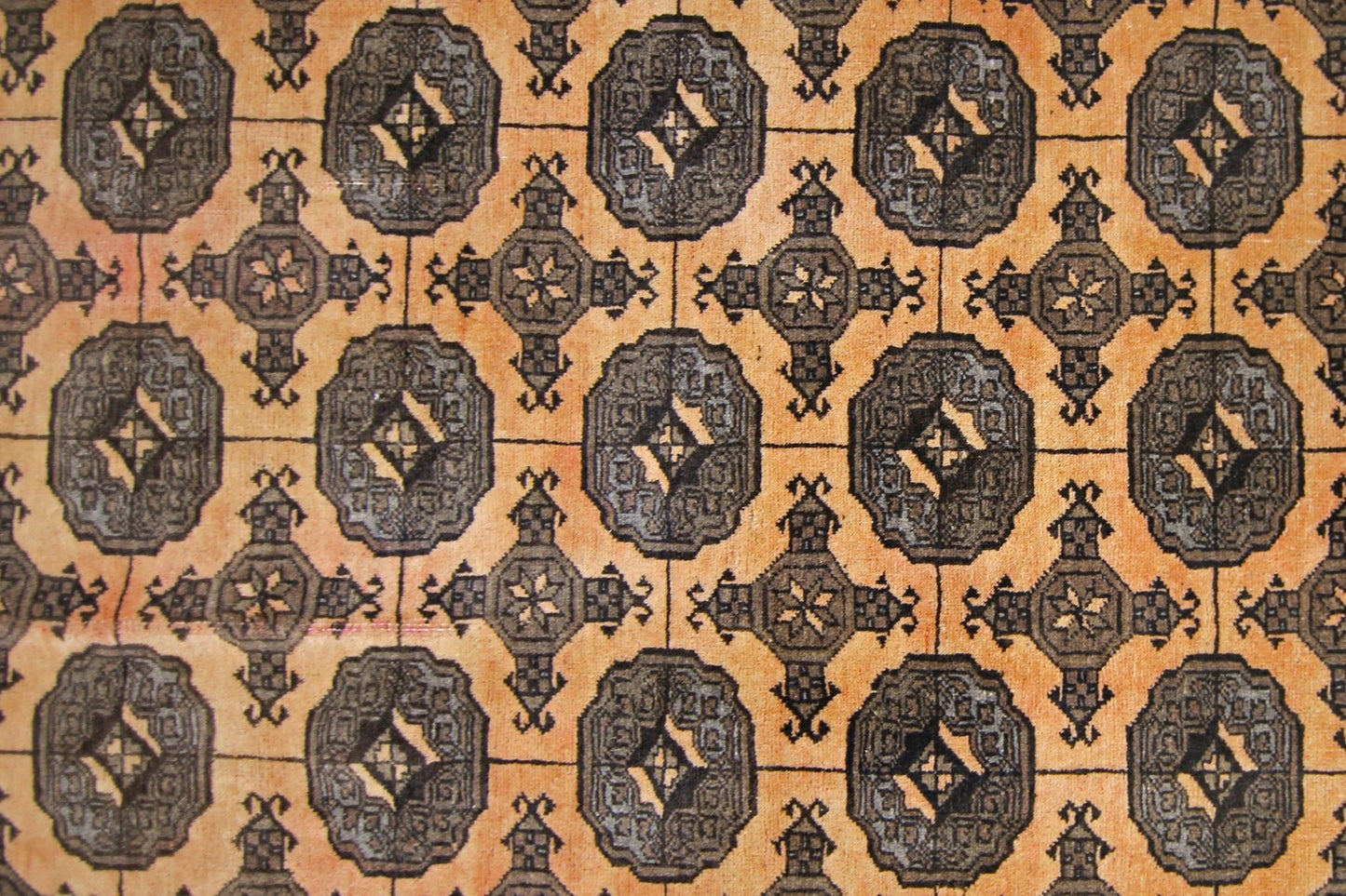 Handmade Afghan Turkmen Tekke Rug | 382 x 283 cm | 12'6" x 9'3" - Najaf Rugs & Textile