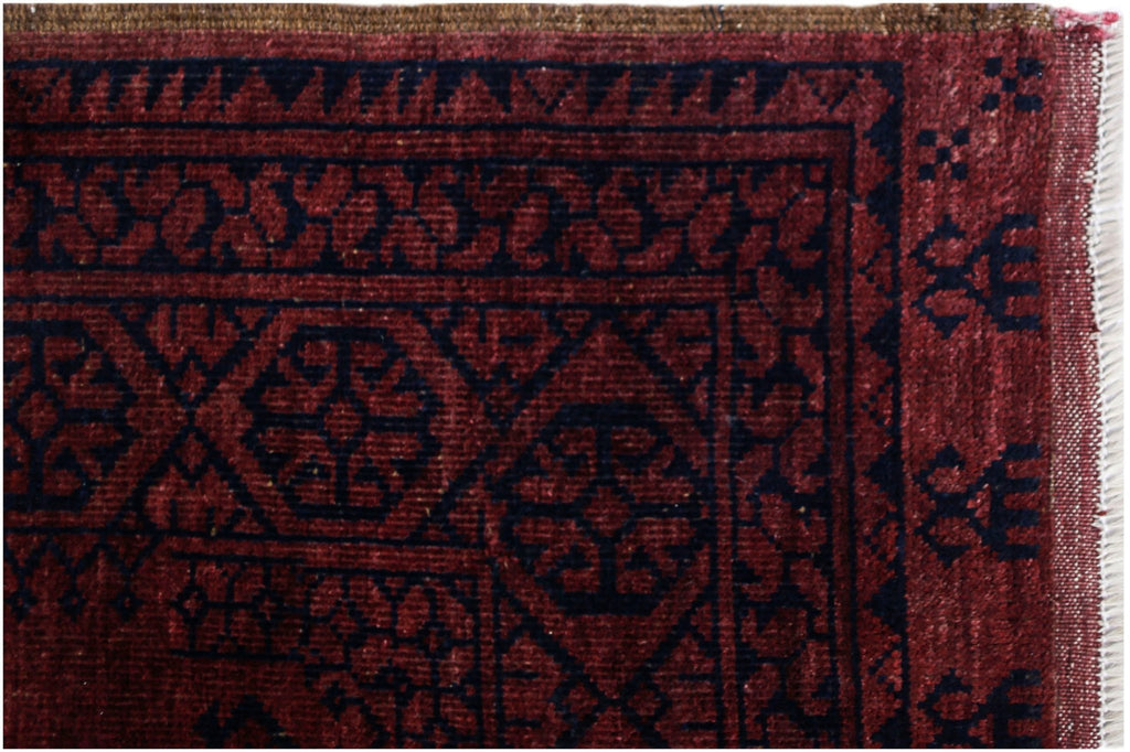 Handmade Antique Afghan Turkmen Rug | 335 x 246 cm | 11' x 8'1" - Najaf Rugs & Textile